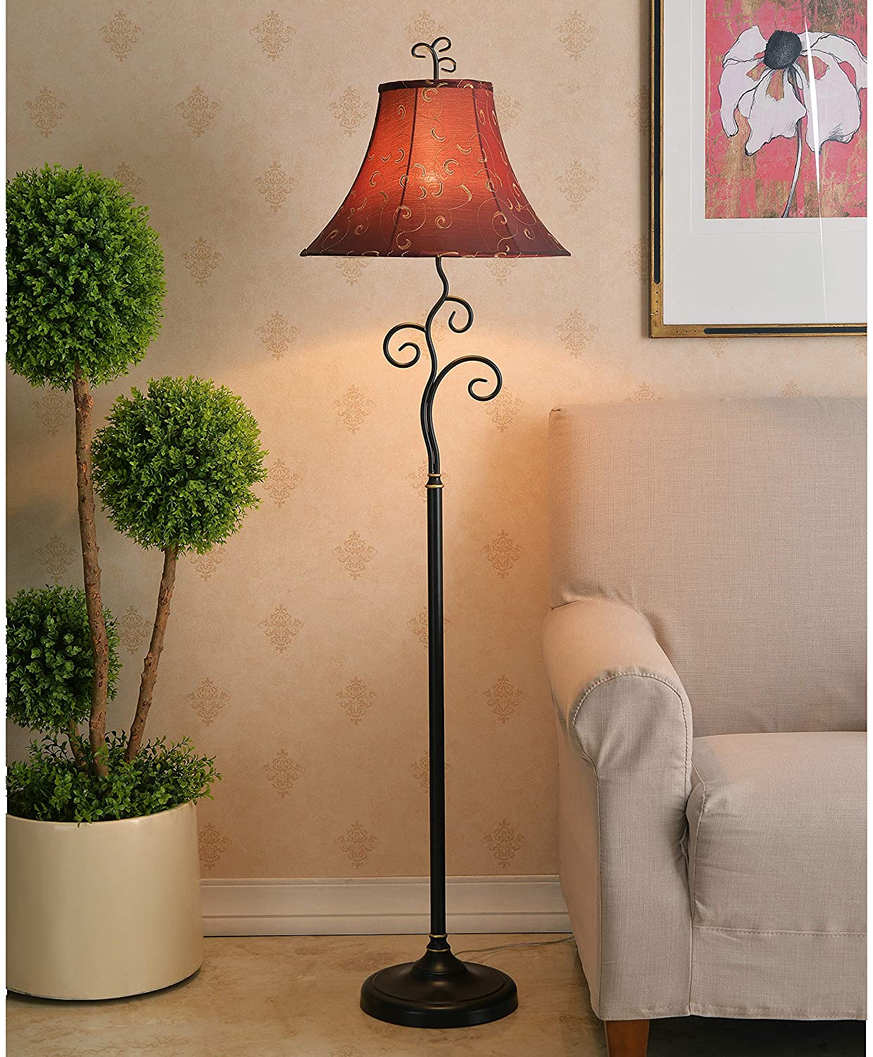 Kenroy Home 31381BRZ Richardson Floor Lamp 6 Lamps Buy - Best Online Lighting Stores