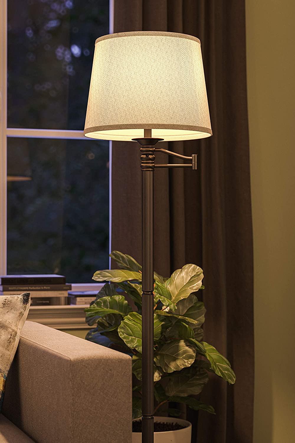 Kenroy Home 32215CBZ Riverside Swing Arm Floor Lamp 4 Lamps Buy - Best Online Lighting Stores