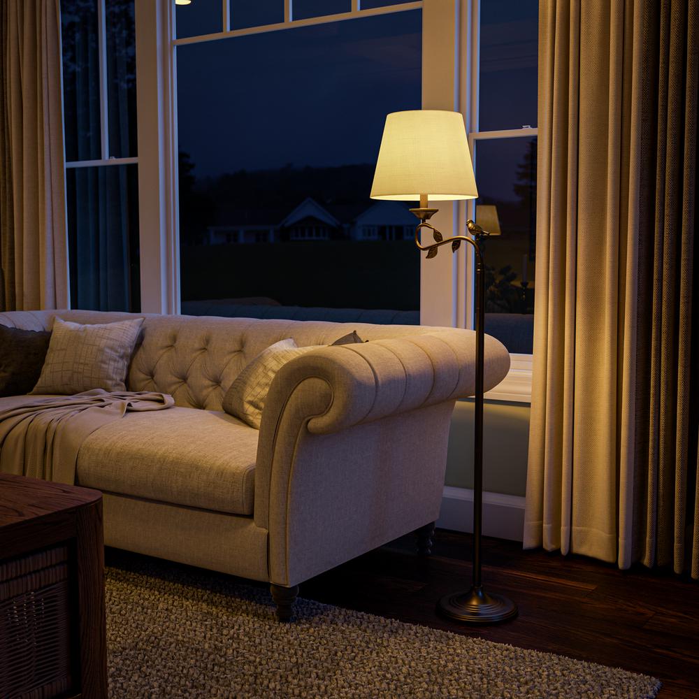 Kenroy Home Rustic Swing Arm Floor Lamp 3 Lamps Buy - Best Online Lighting Stores