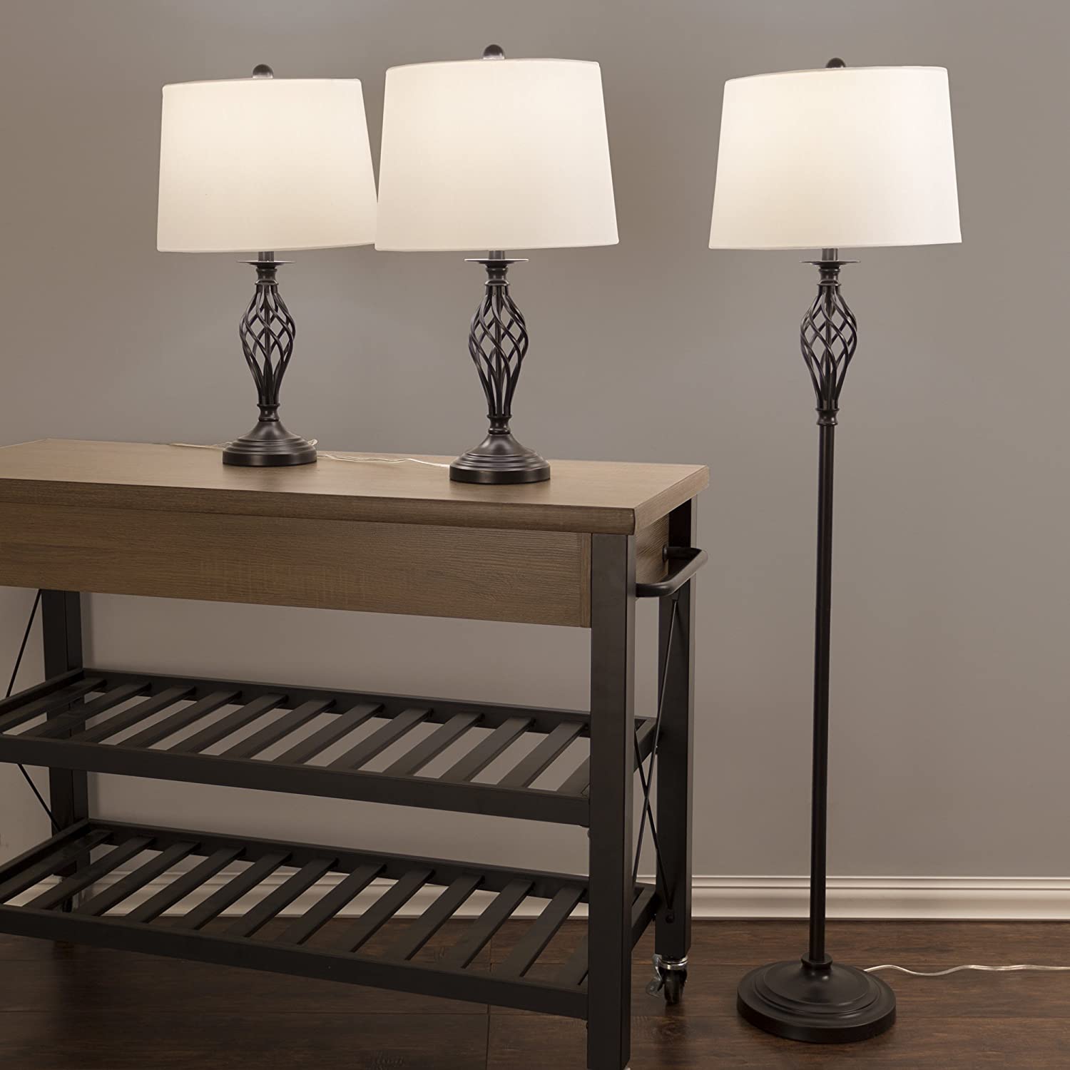 Spiral Cage Design lampsets 5 Lamps Buy - Best Online Lighting Stores
