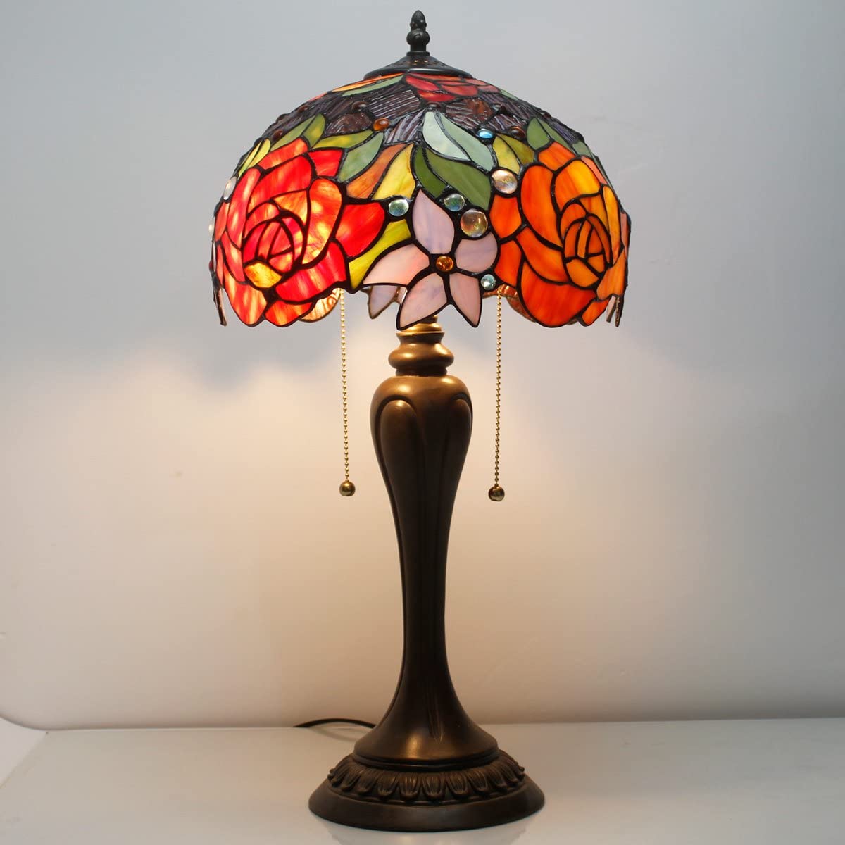 Tiffany Lamp Antique Style Stained Glass Table Light 4 Lamps Buy - Best Online Lighting Stores