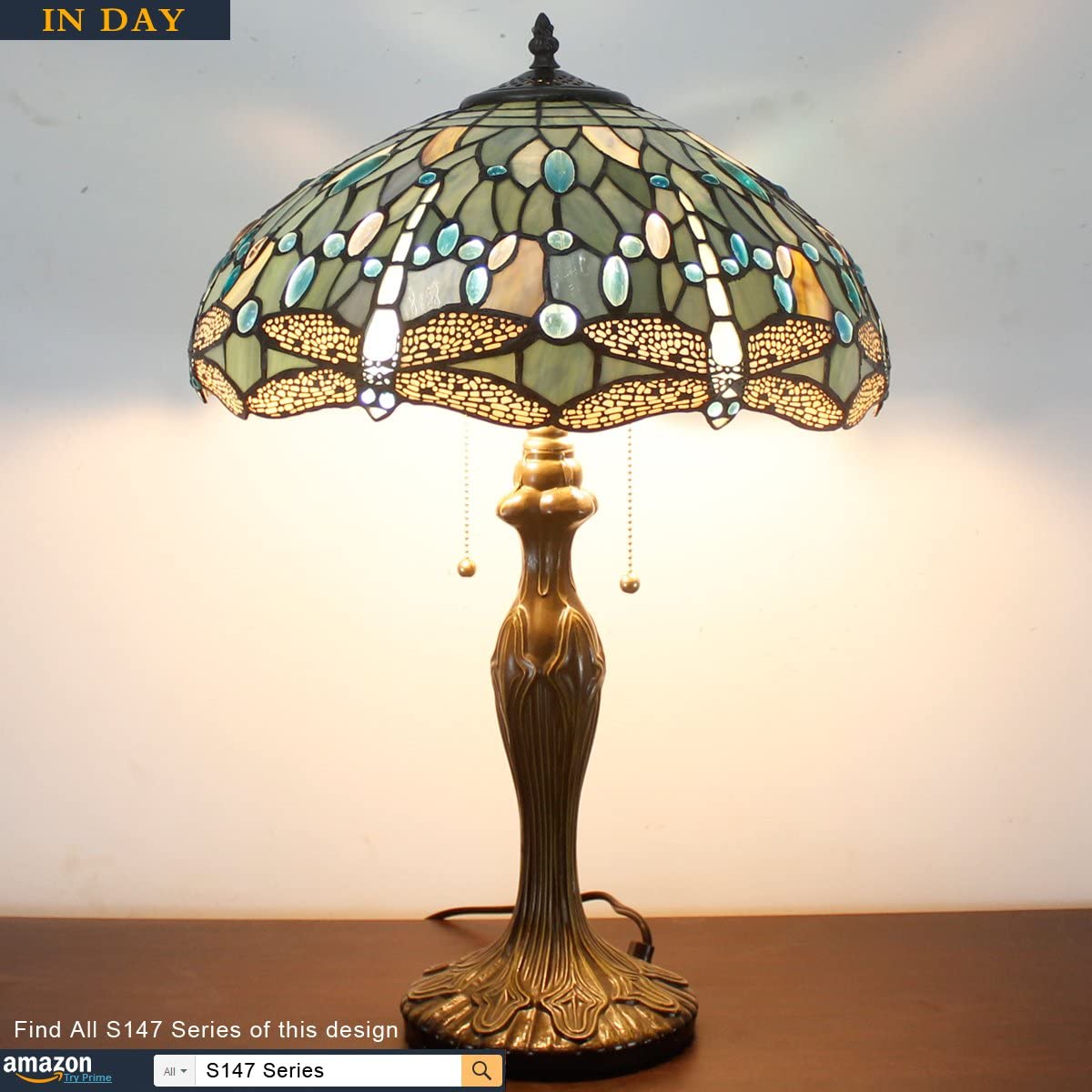 Tiffany Lamp W16H24 1 Lamps Buy - Best Online Lighting Stores