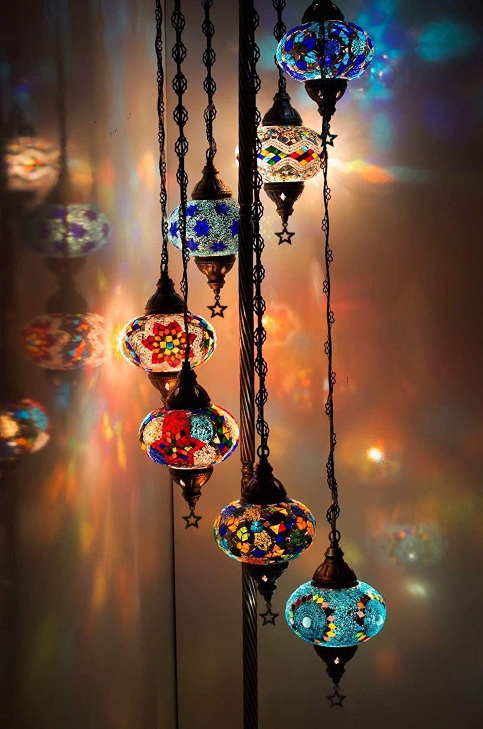 Turkish Moroccan Mosaic Floor Lamp Light 2 Lamps Buy - Best Online Lighting Stores