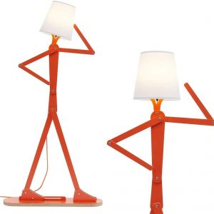 HROOME Cool Creative Floor Lamps Wood Tall Decorative Reading Standing Swing Arm Light 2 Lamps Buy - Best Online Lighting Stores