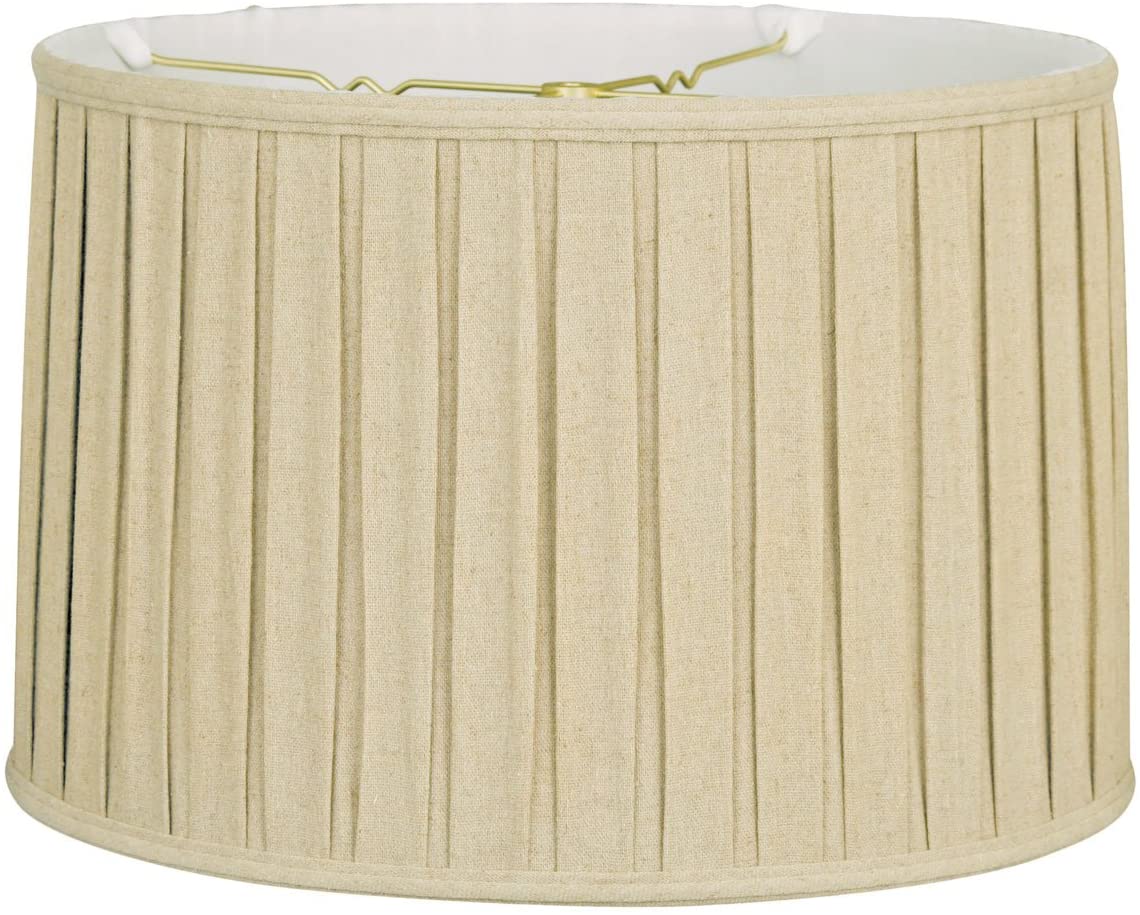 Royal Designs BS 748 18LNBG Shallow Drum English Bo X Pleat Basic Lamp Shade 2 Lamps Buy - Best Online Lighting Stores