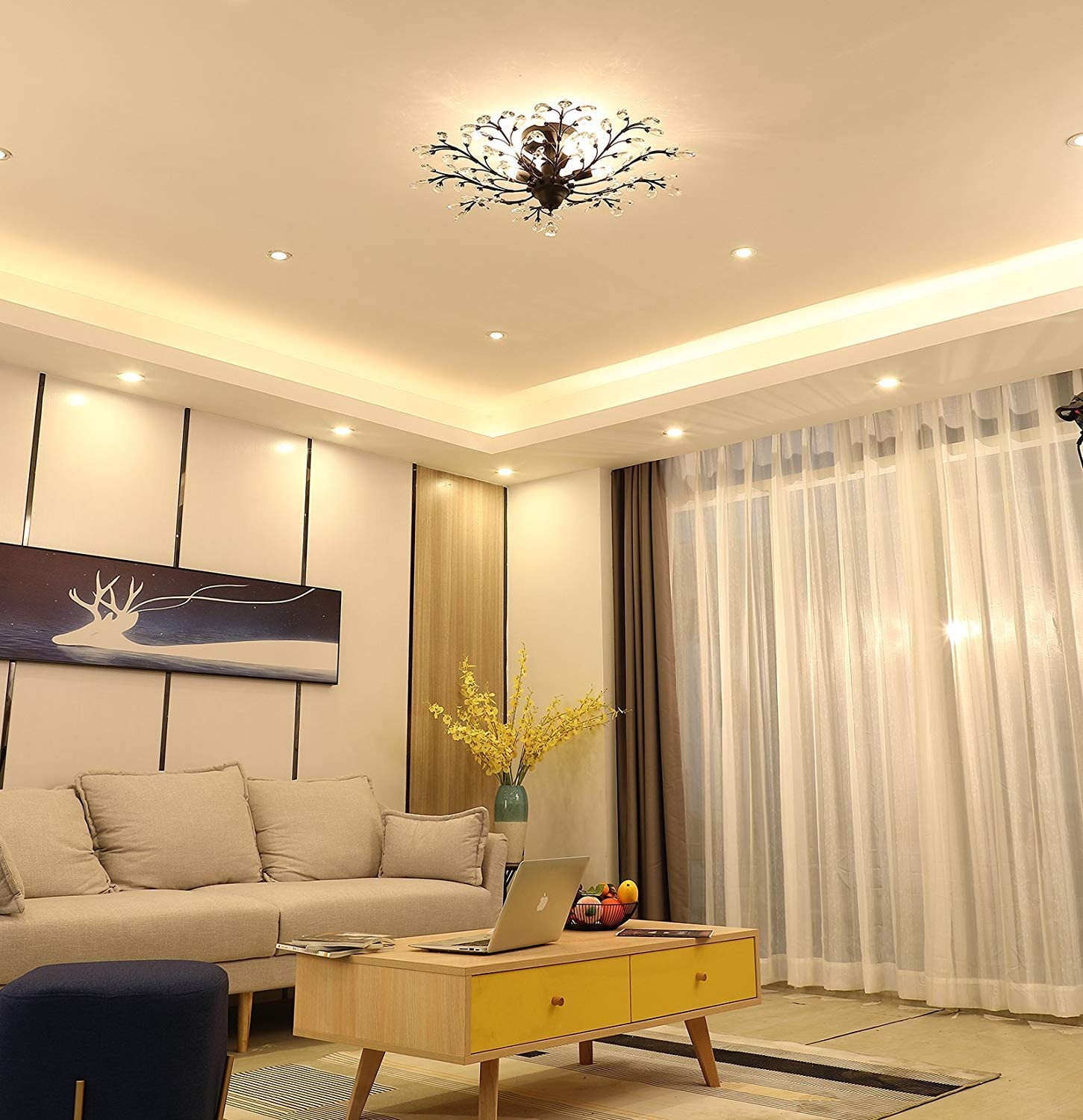 INJUICY Crystal Chandeliers K9 Led Ceiling Lights 9 Lamps Buy - Best Online Lighting Stores