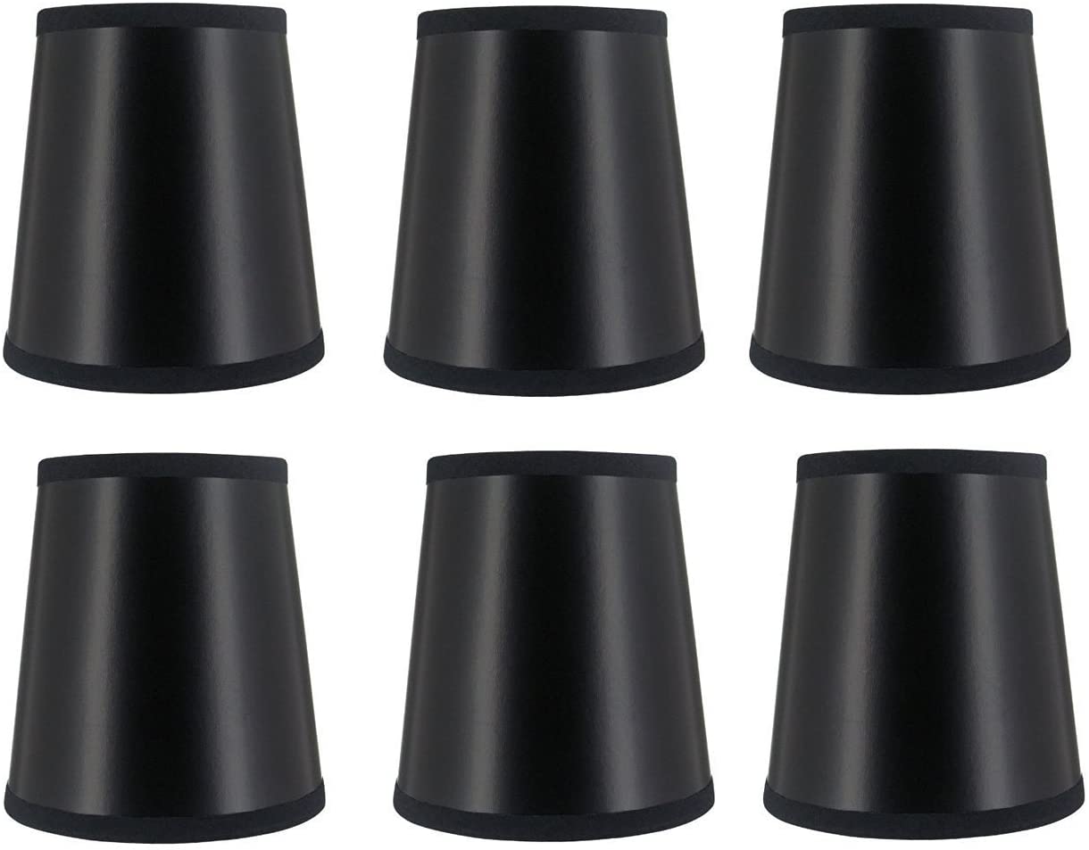 Upgradelights Set of 12 Black with Gold Liner Chandelier 4 Lamps Buy - Best Online Lighting Stores