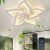 Qiaomao 25″ Flower Ceiling Fan: 6 Speeds, 3 Light Colors